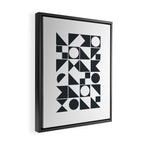 Mid Century Geometric 10 Framed Canvas Print Gallery Image 2