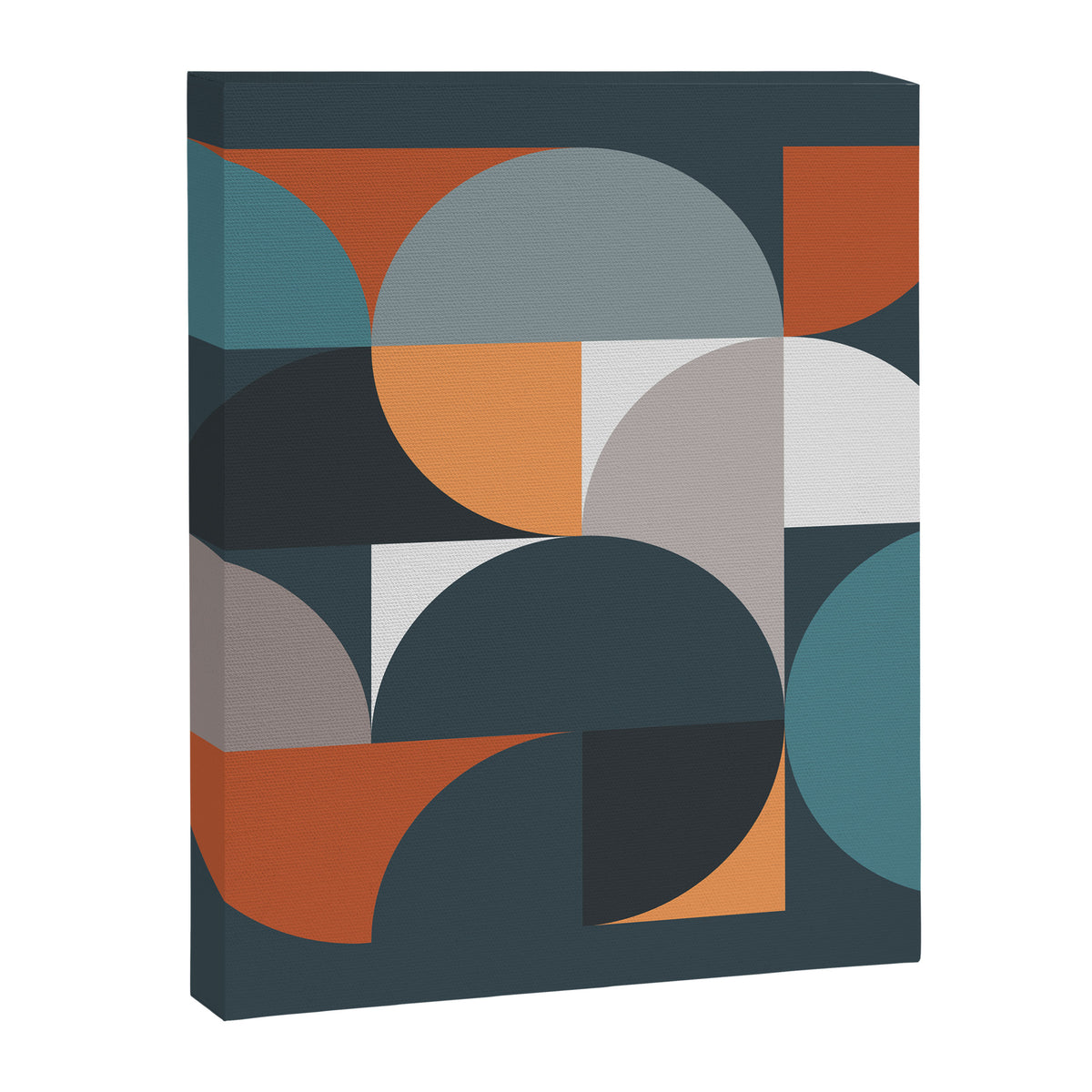 Mid Century Geometric 11/2 Canvas Print Gallery Image 8