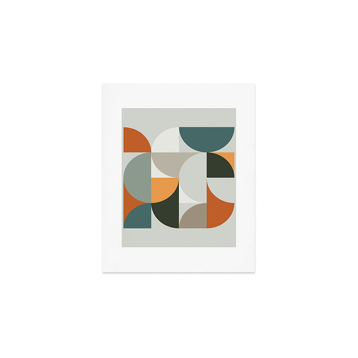 Mid Century Geometric 12 Art Print Gallery Image 1