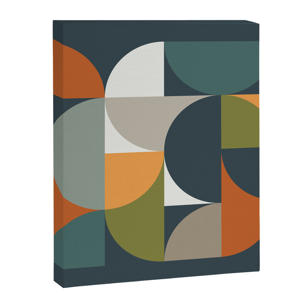Mid Century Geometric 12/2 Canvas Print Gallery Image 8