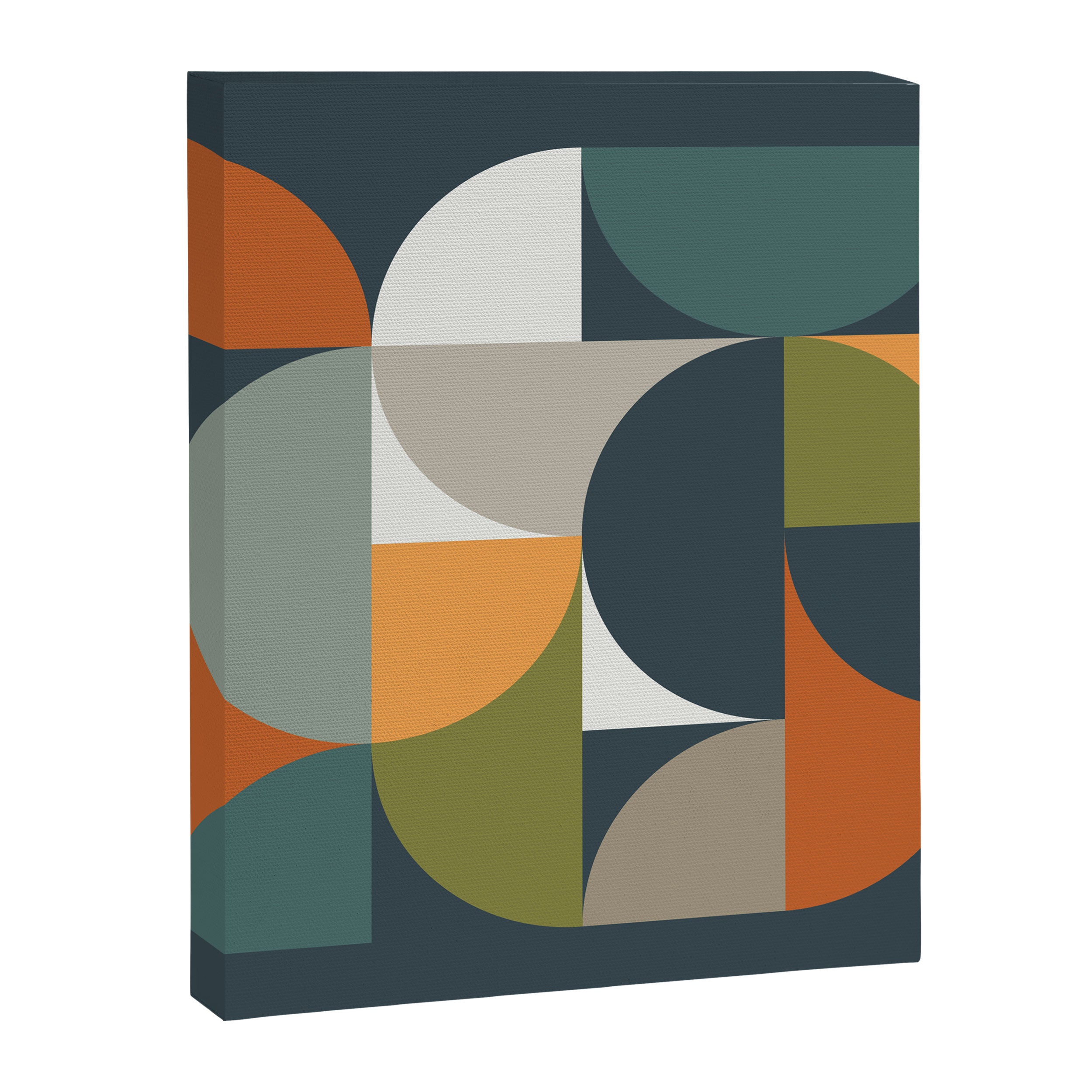 Mid Century Geometric 12/2 Canvas Print Gallery Image 8