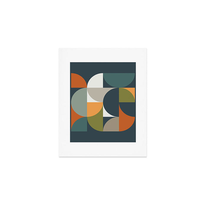 Mid Century Geometric 12/2 Art Print Gallery Image 1