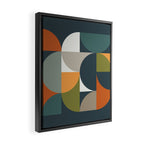 Mid Century Geometric 12/2 Framed Canvas Print Gallery Image 2