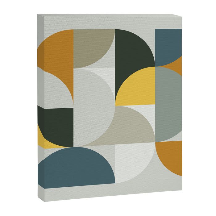 Mid Century Geometric 13 Canvas Print Gallery Image 1