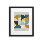 Mid Century Geometric 13 Framed Art Print Gallery Image 4
