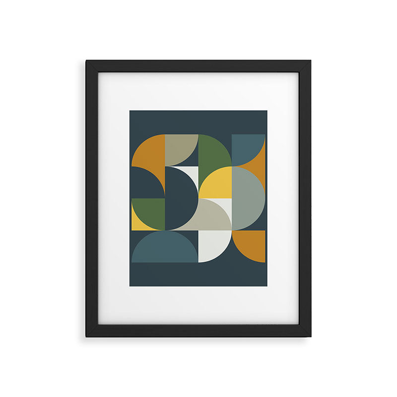 Mid Century Geometric 13/2 Framed Art Print Gallery Image 6