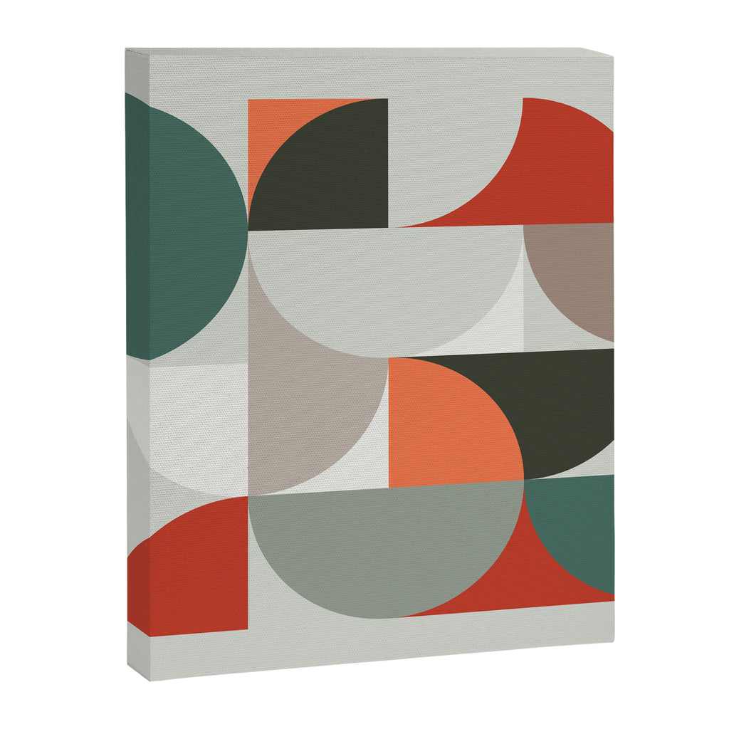 Mid Century Geometric 14 Canvas Print Gallery Image 8