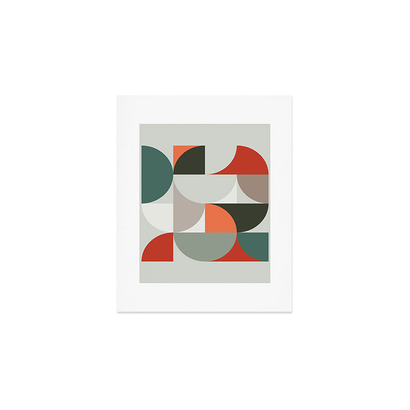 Mid Century Geometric 14 Art Print Gallery Image 1