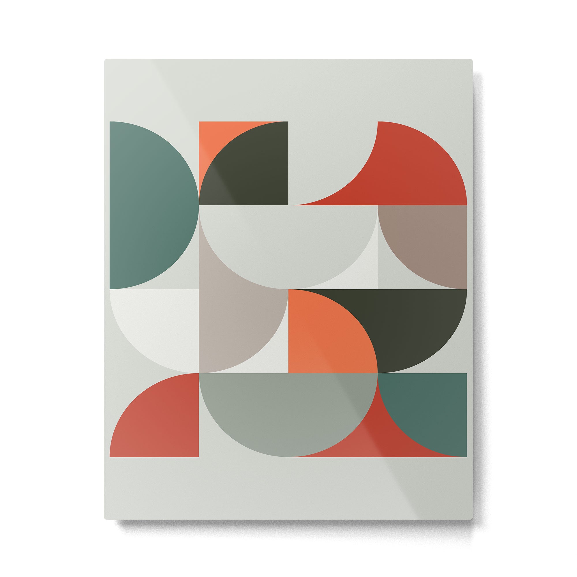 Mid Century Geometric 14 Metal Print Gallery Image 6