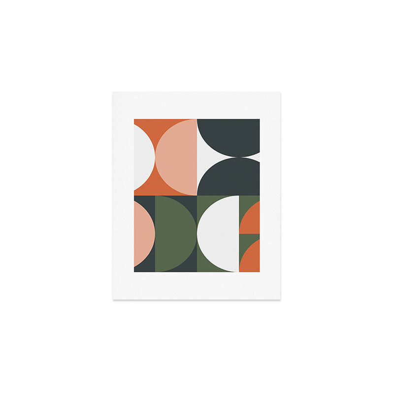 Mid Century Geometric 15 Art Print Gallery Image 1