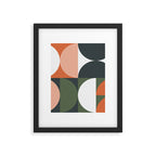 Mid Century Geometric 15 Framed Art Print Gallery Image 6