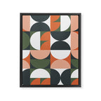 Mid Century Geometric 16 Framed Canvas Print Gallery Image 8
