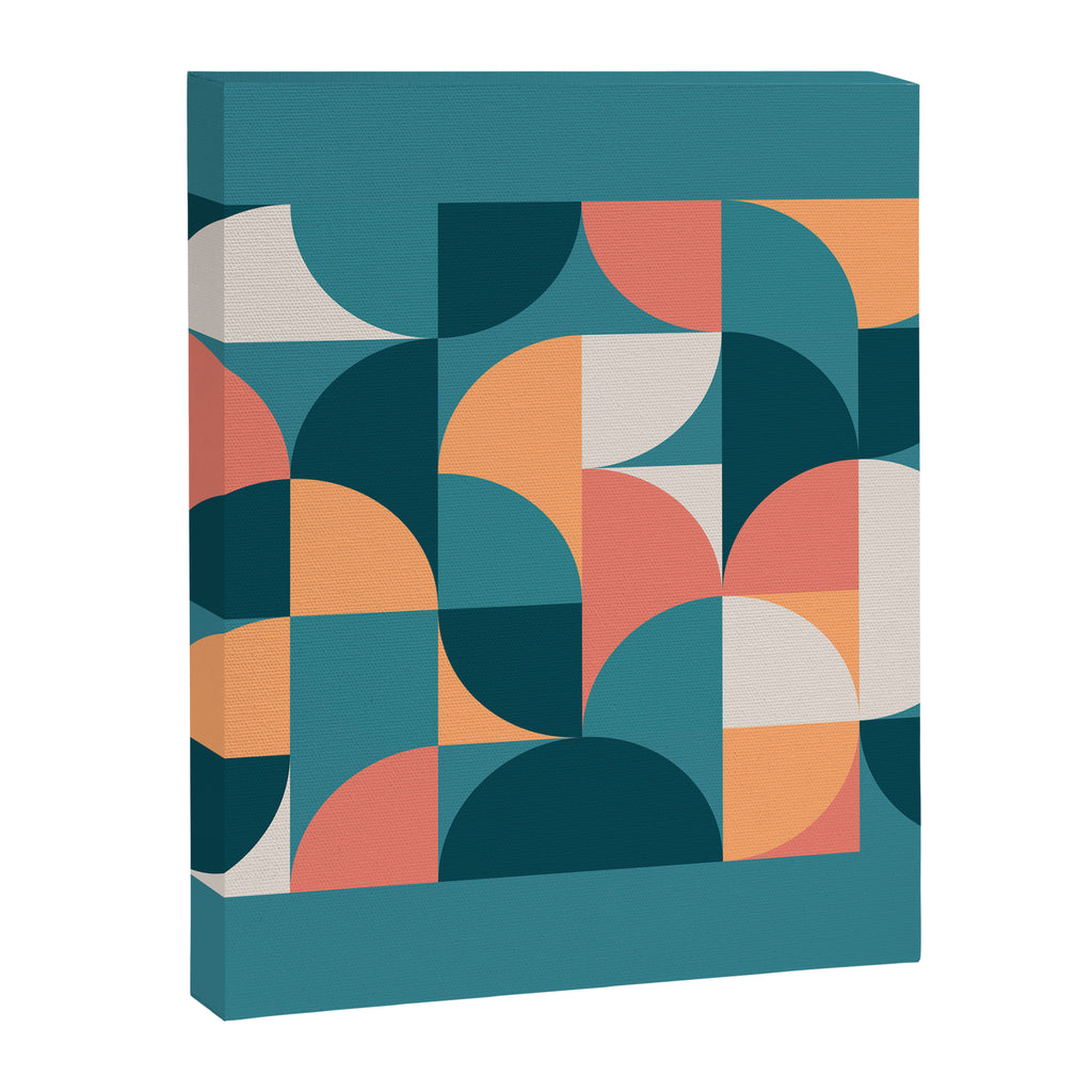Mid Century Geometric 18 Canvas Print Gallery Image 8