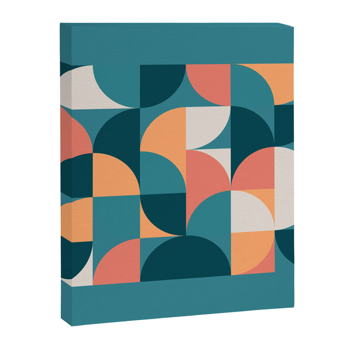 Mid Century Geometric 18 Canvas Print Gallery Image 1
