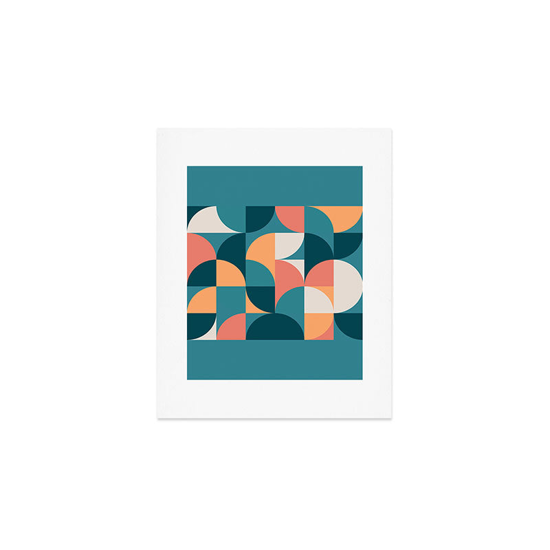 Mid Century Geometric 18 Art Print Gallery Image 1