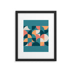 Mid Century Geometric 18 Framed Art Print Gallery Image 6