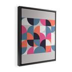 Mid Century Geometric 21 Framed Canvas Print Gallery Image 2