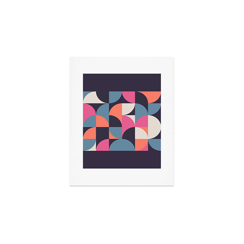Mid Century Geometric 22 Art Print Gallery Image 1
