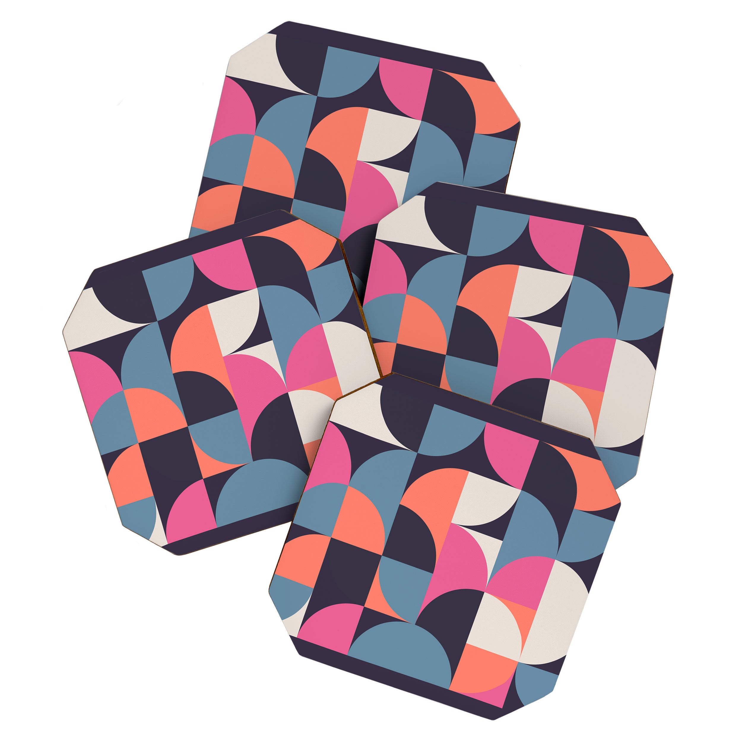 Mid Century Geometric 22 Coaster Gallery Image 1