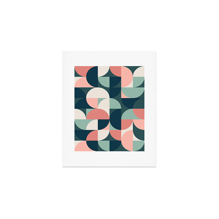 Mid Century Geometric 23B Art Print Gallery Image 1