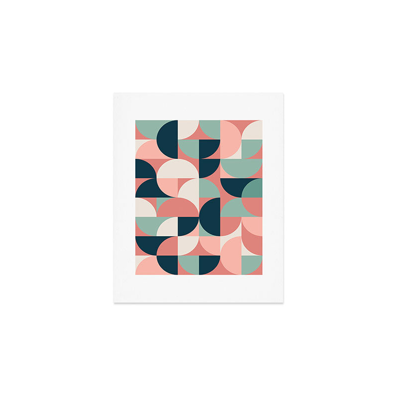 Mid Century Geometric 23C Art Print Gallery Image 1
