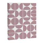 Mid Century Modern Geometric 04 Dusty Pink Canvas Print Gallery Image 6