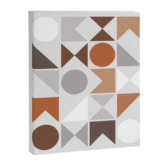 Mid Century Modern Geometric 16 Canvas Print Gallery Image 1