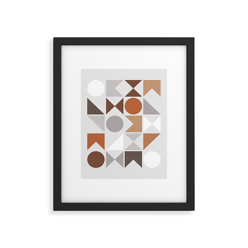 Mid Century Modern Geometric 16 Framed Art Print Gallery Image 5