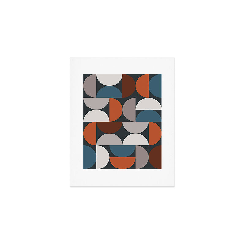 Mid Century Modern Geometric 24 Art Print Gallery Image 1