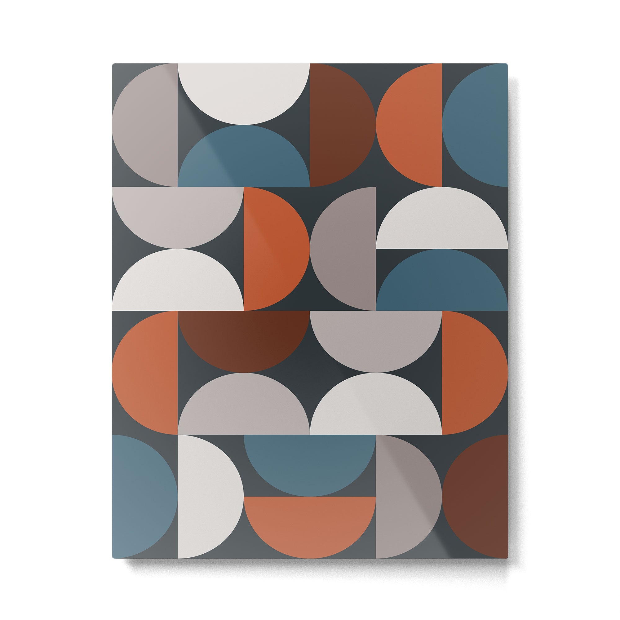 Mid Century Modern Geometric 24 Metal Print Gallery Image 4