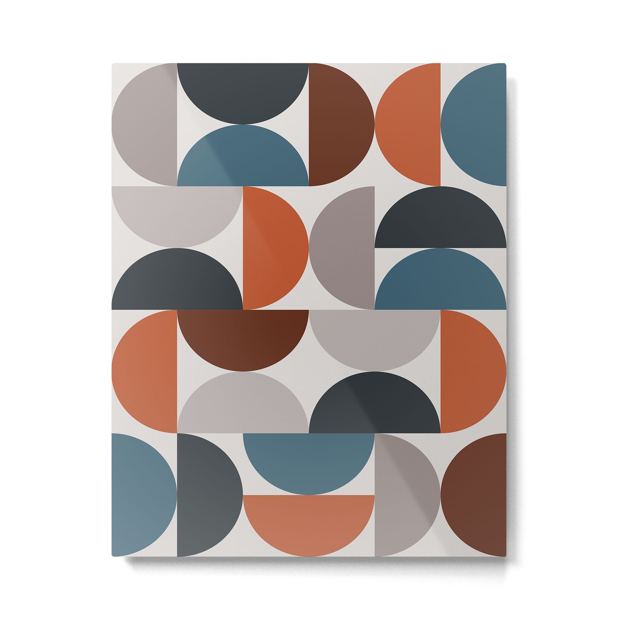 Mid Century Modern Geometric 25 Metal Print Gallery Image 4
