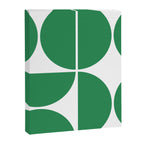 Mid Century Modern Green Square Canvas Print Gallery Image 8