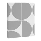 Mid Century Modern Grey Square Canvas Print Gallery Image 8