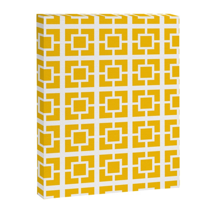 Mid Century Pattern 01A Canvas Print Gallery Image 1