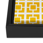 Mid Century Pattern 01A Framed Canvas Print Gallery Image 3