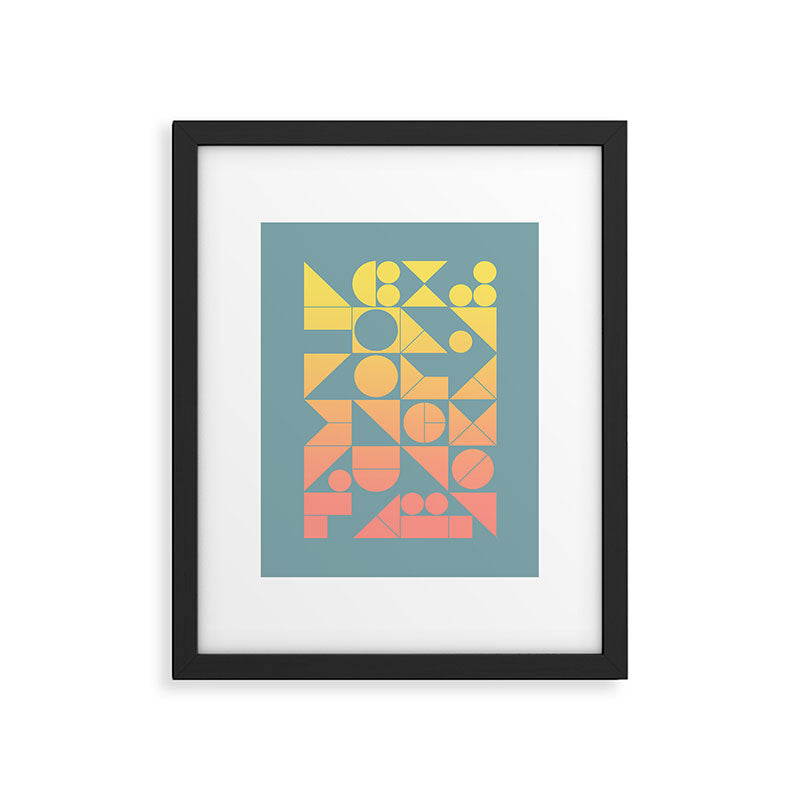 Modern Geometric 06 Framed Art Print Gallery Image 4