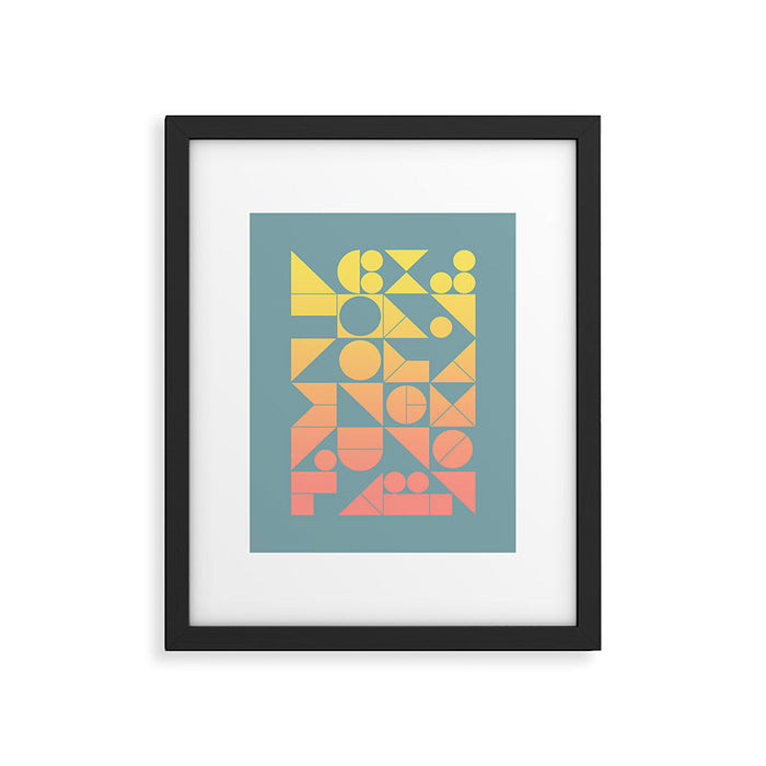 Modern Geometric 06 Framed Art Print Gallery Image 1