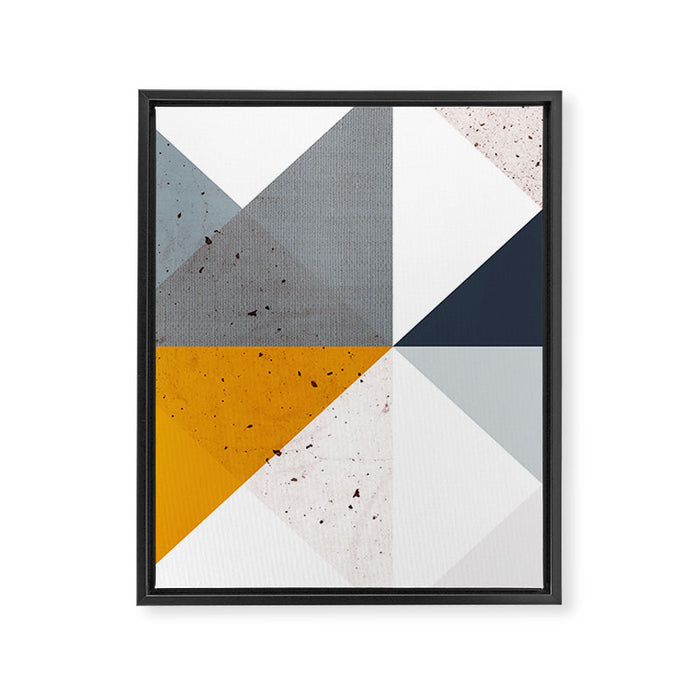 Modern Geometric 17/2 Framed Canvas Print Gallery Image 1