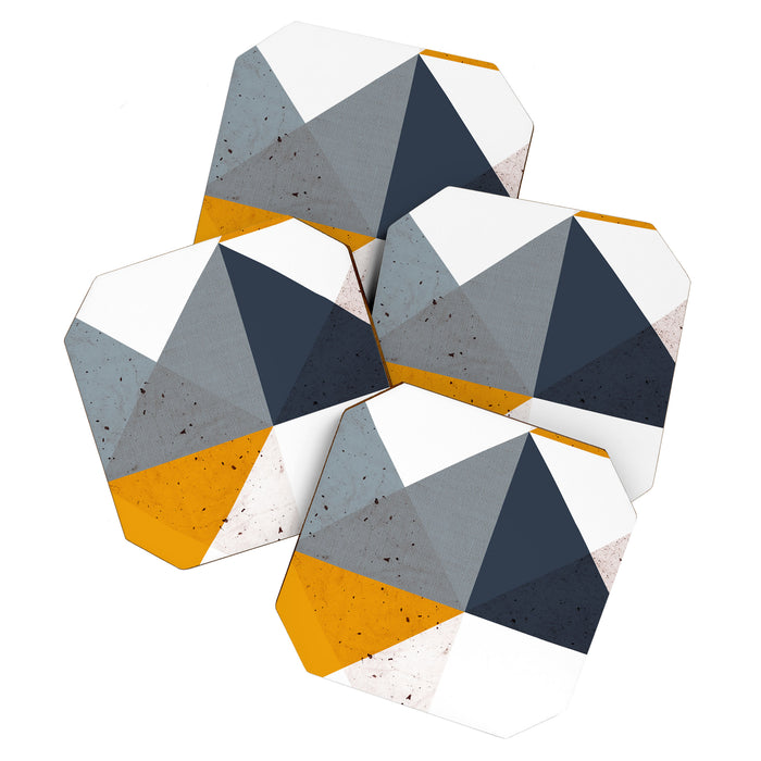 Modern Geometric 19/2 Coaster Gallery Image 1