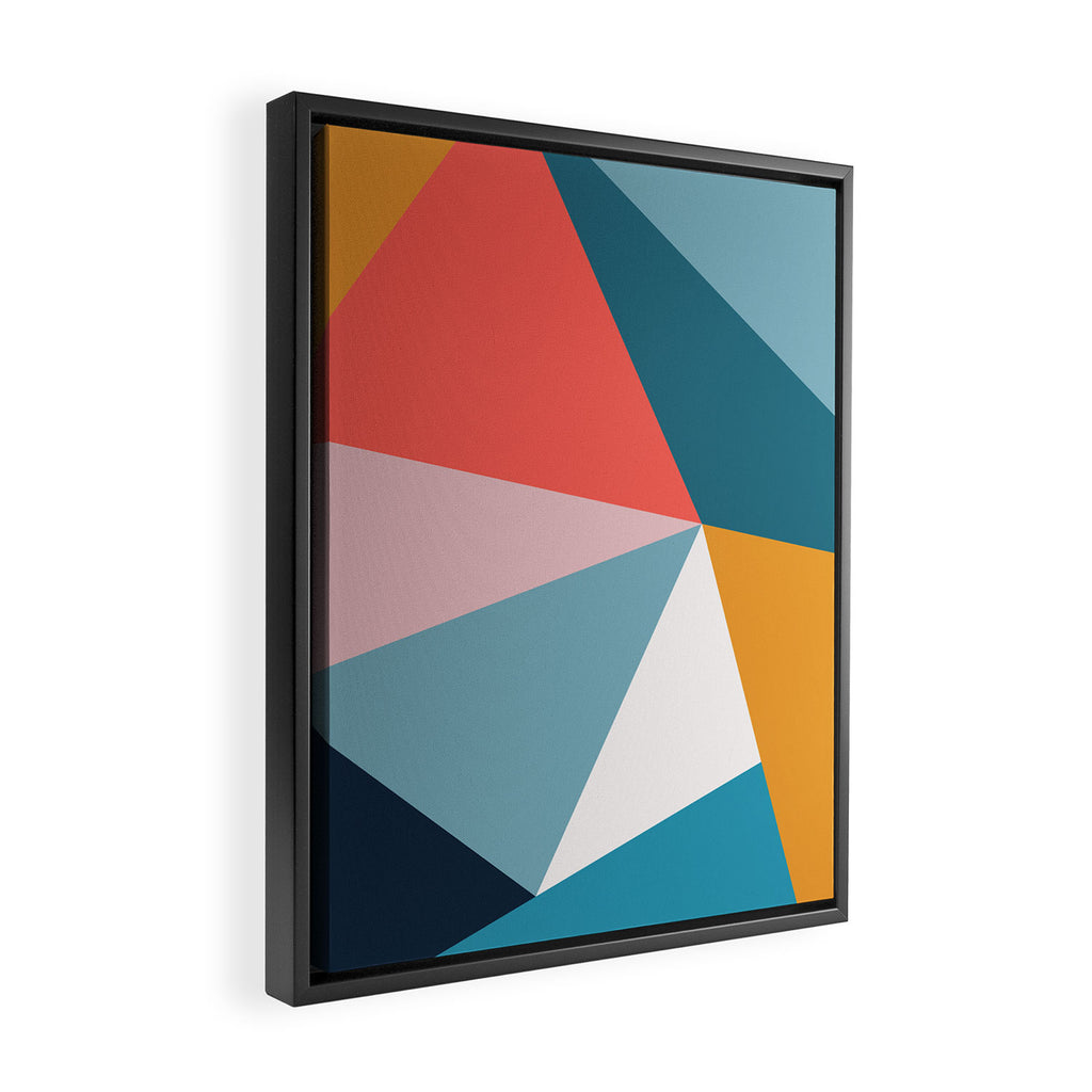Modern Geometric 34 Framed Canvas Print Gallery Image 2