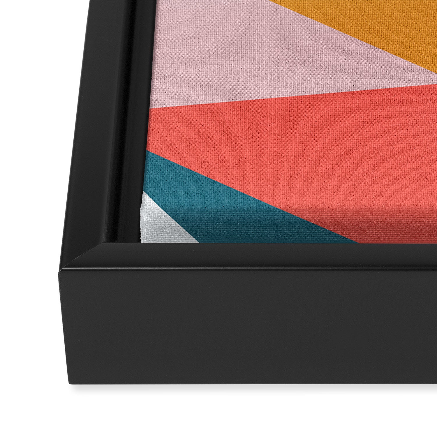 Modern Geometric 35 Framed Canvas Print Gallery Image 3