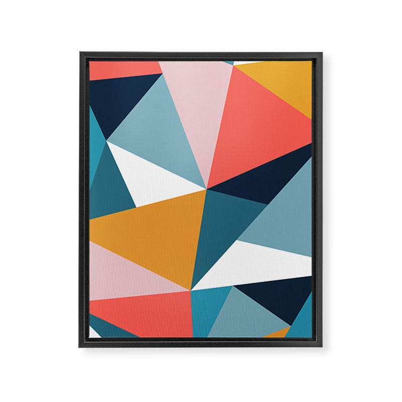 Modern Geometric 35 Framed Canvas Print Gallery Image 8