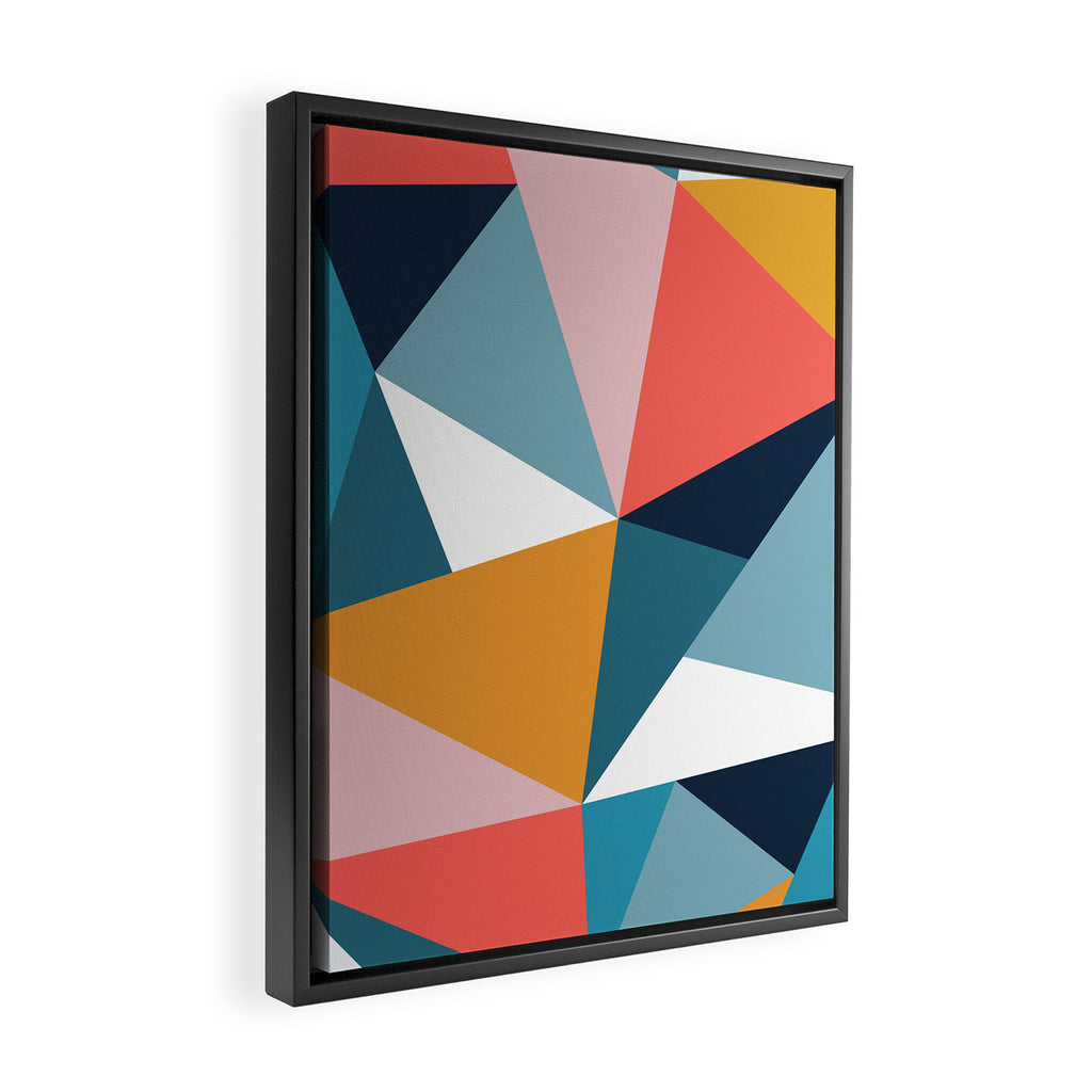 Modern Geometric 35 Framed Canvas Print Gallery Image 2