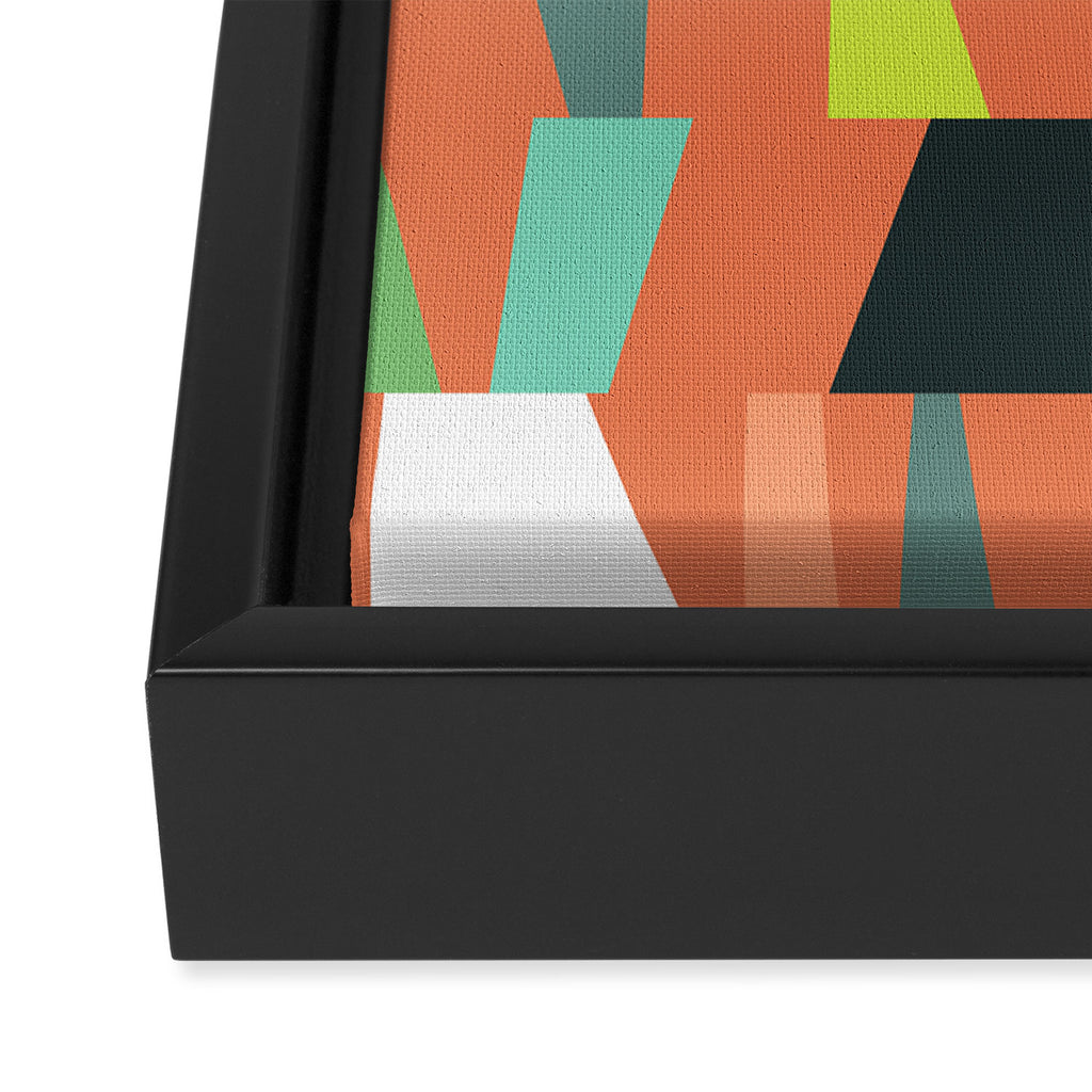 Modern Geometric 38 Framed Canvas Print Gallery Image 3