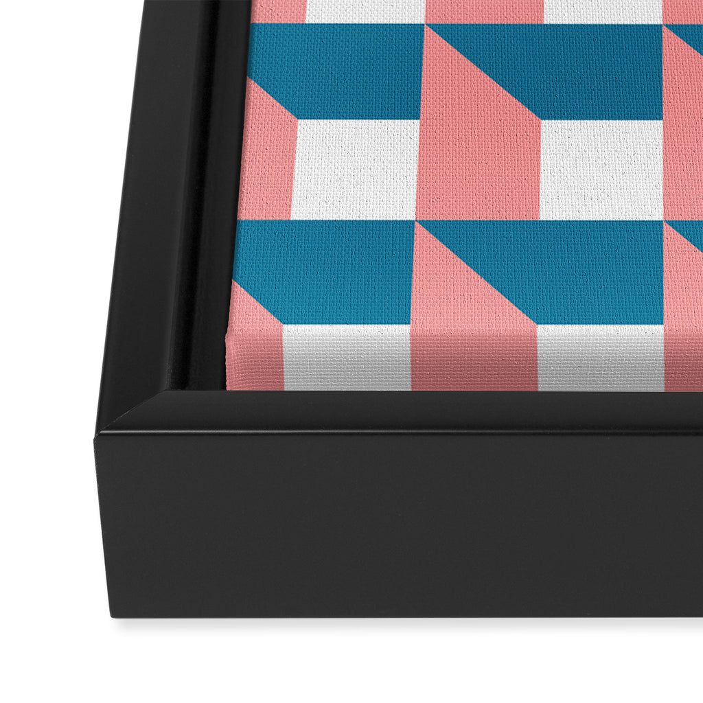 Modern Geometric 50 Framed Canvas Print Gallery Image 3