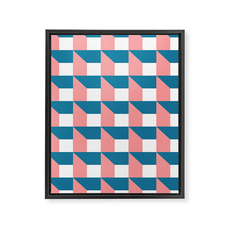 Modern Geometric 50 Framed Canvas Print Gallery Image 6