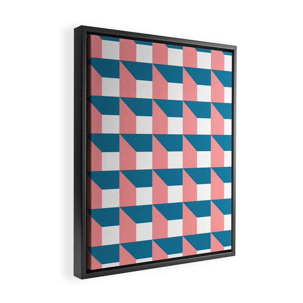 Modern Geometric 50 Framed Canvas Print Gallery Image 2