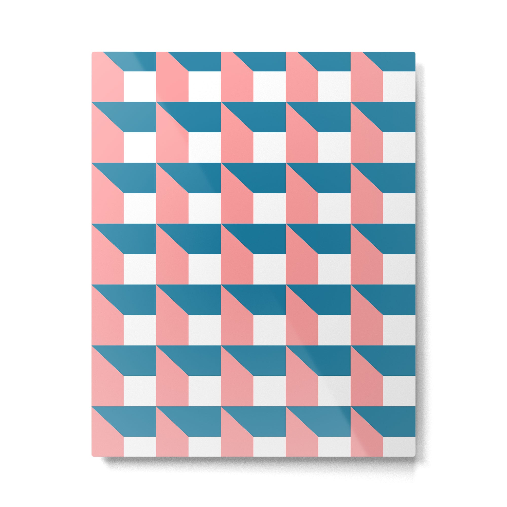 Modern Geometric 50 Metal Print Gallery Image 4