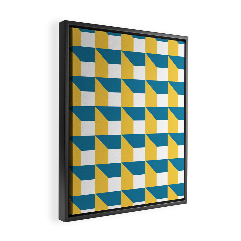 Modern Geometric 51 Framed Canvas Print Gallery Image 2