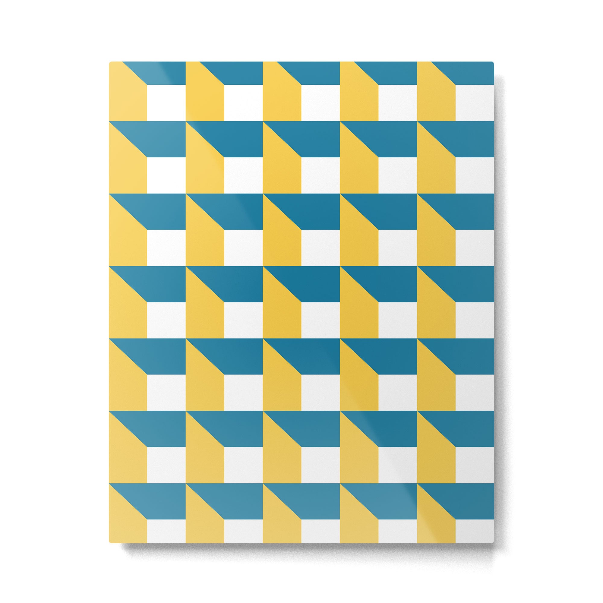 Modern Geometric 51 Metal Print Gallery Image 4